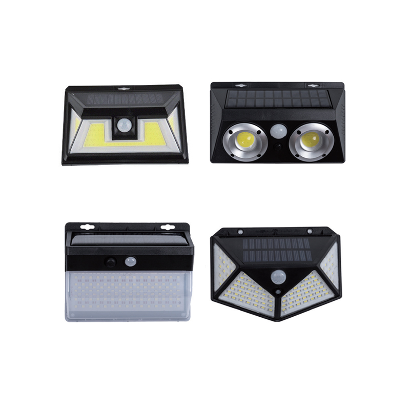 Lampu dinding solar yang diketuai