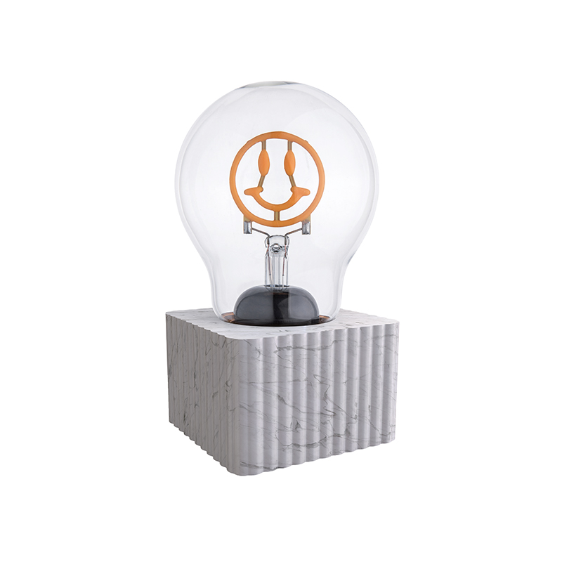 Pangkalan lampu meja menghiasi (kapur bersepadu kaca) Pangkalan lampu meja menghiasi (kapur bersepadu kaca)